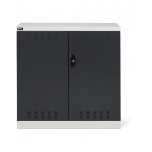 Armadio con ante a battente fessurate L1023 x P555 x H1000 mm