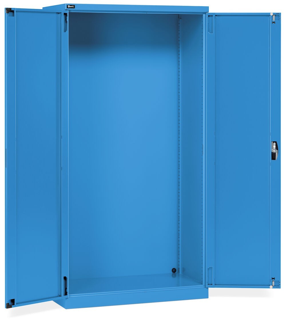 Armadio officina vuoto con ante battente, L1023 x P555 x H2000 mm