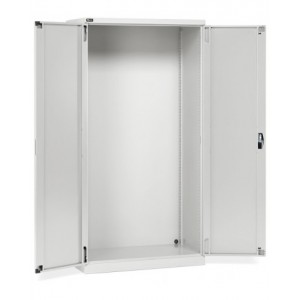 Armadio officina vuoto con ante battente, L1023 x P555 x H2000 mm