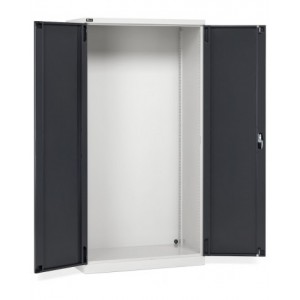 Armadio officina vuoto con ante battente, L1023 x P555 x H2000 mm