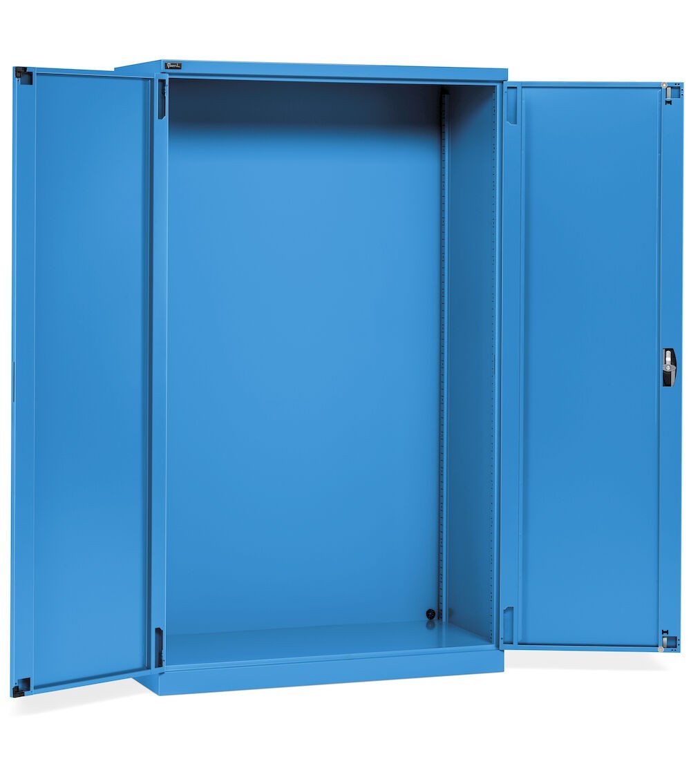 Armadio officina vuoto con ante battente,  L1193 x P555 x H2000 mm