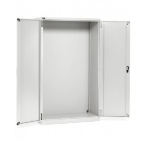 Armadio officina vuoto con ante battente,  L1193 x P555 x H2000 mm