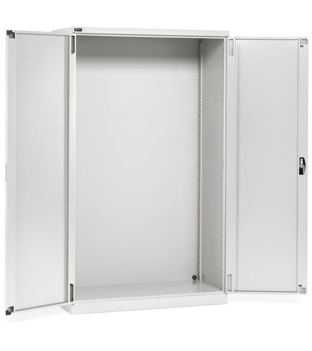 Armadio officina vuoto con ante battente,  L1193 x P555 x H2000 mm