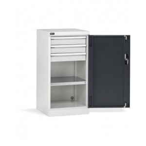 Armadio con ante a battente, L512 x P555 x H1000 mm, PERFOM11007