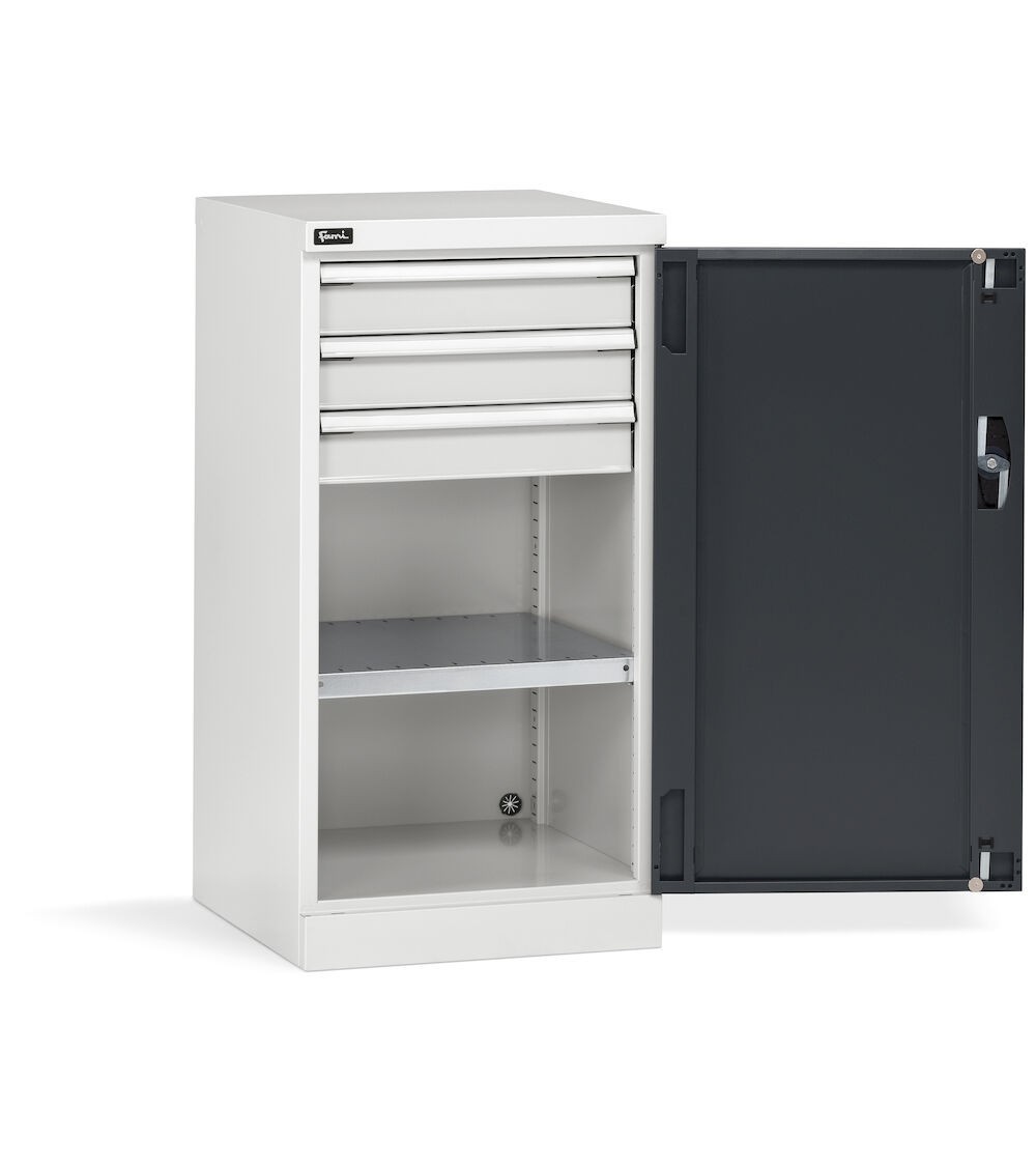 Armadio con ante a battente, L512 x P555 x H1000 mm, PERFOM11007