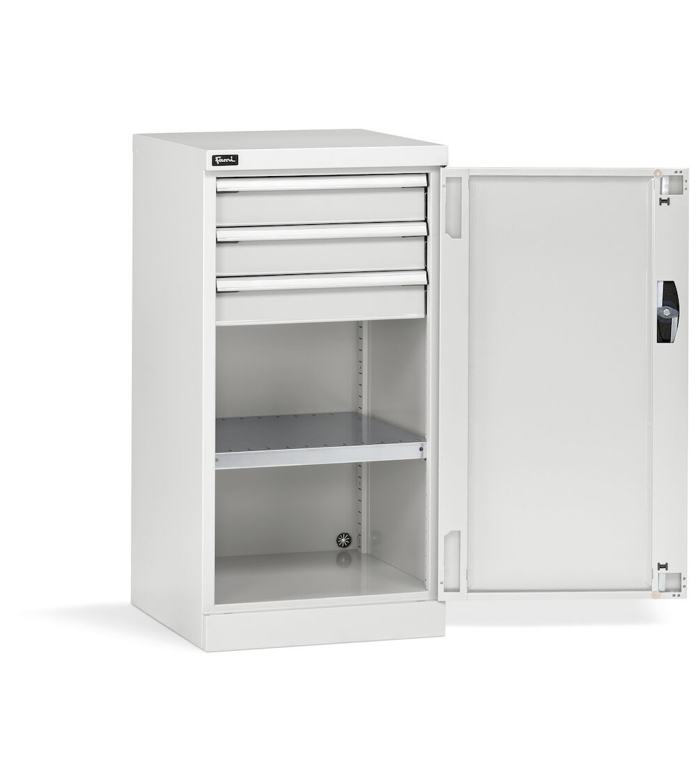 Armadio con ante a battente, L512 x P555 x H1000 mm, PERFOM11008