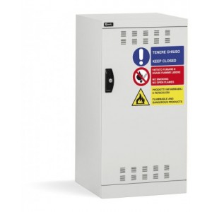 Armadio con anta a battente fessurata, L512 x P555 x H1000 mm, PERFOM11012