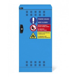 Armadio con anta a battente fessurata, L512 x P555 x H1000 mm, PERFOM11013