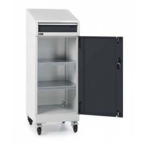 Scrivimpiedi con ruote, L512 x P555 x H1409 mm, PERFOM11017