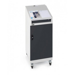 Scrivimpiedi con ruote, L512 x P555 x H1409 mm, PERFOM11017