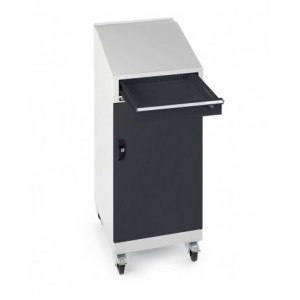 Scrivimpiedi con ruote, L512 x P555 x H1409 mm, PERFOM11017