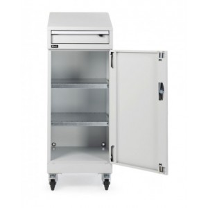 Scrivimpiedi con ruote, L512 x P555 x H1409 mm, PERFOM11018