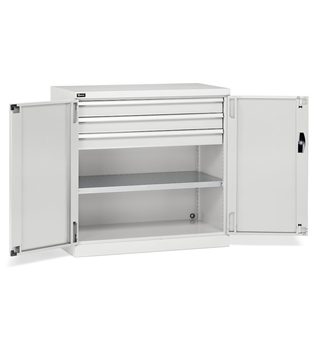 Armadio con ante a battente, L1023 x P555 x H1000 mm, PERFOM12008