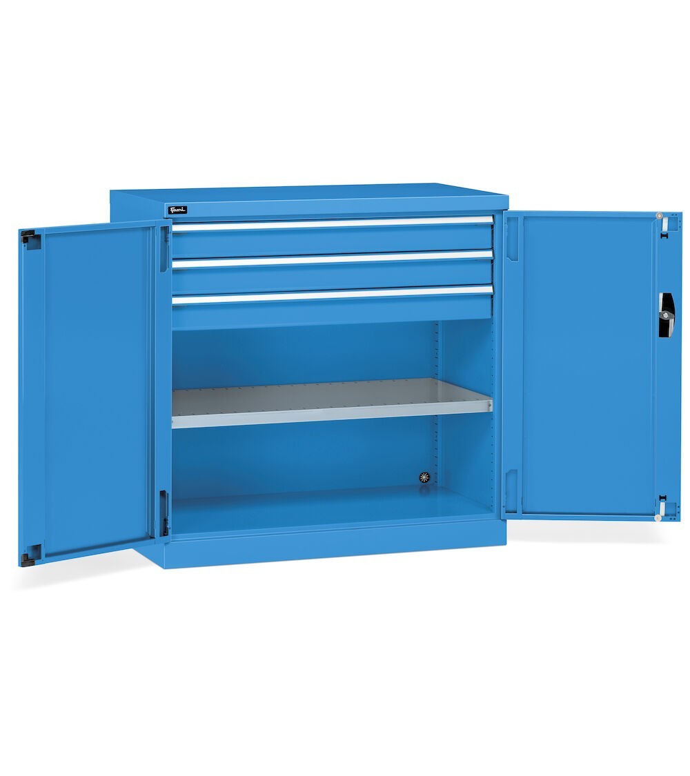 Armadio con ante a battente, L1023 x P555 x H1000 mm, PERFOM12009