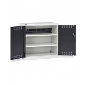 Armadio con ante a battente fessurate, L1023 x P555 x H1000 mm, PERFOM12010