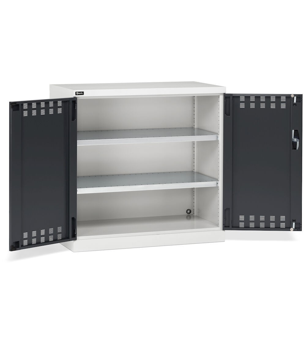 Armadio con ante a battente fessurate, L1023 x P555 x H1000 mm, PERFOM12022