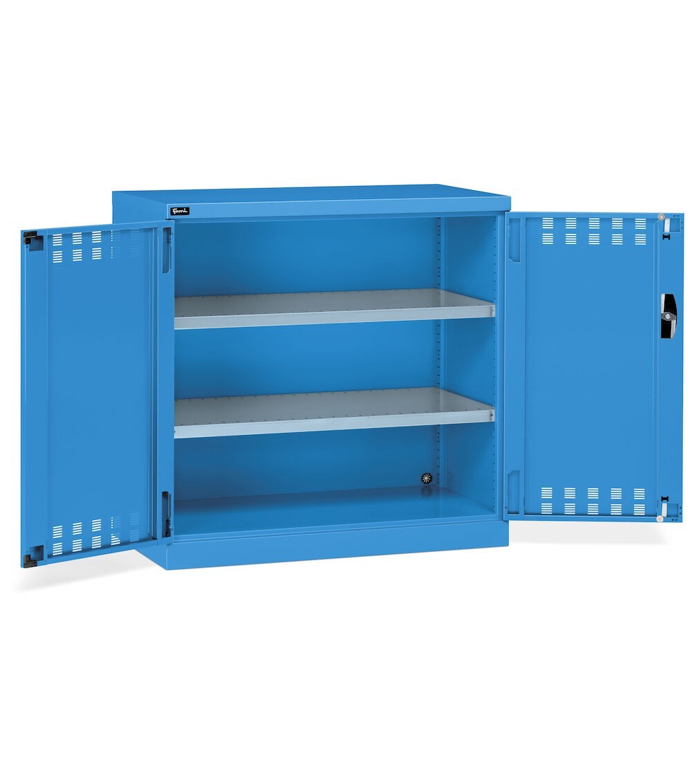 Armadio con ante a battente fessurate, L1023 x P555 x H1000 mm, PERFOM12024