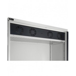 Armadio caricabatterie con griglia areazione, pannelli forati, accessori, L1023 x P555 x H2000, PERFOM 14034