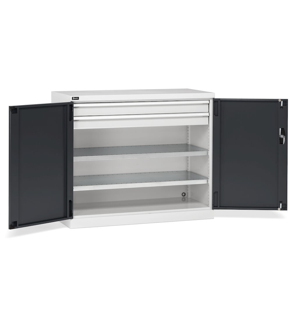 Armadio con ante a battente, L1193 x P555 x H1000 mm PERFOM15007