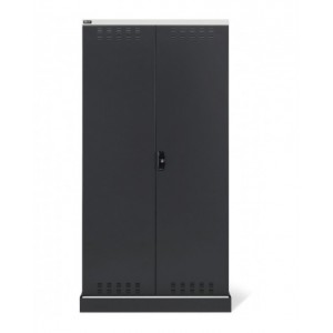 Armadio ante battente fessurate, 4 piani, 18 taniche, 1 vasca interna, 1 vasca esterna, L1048 x P600 x H2027 mm, PERFOM14022