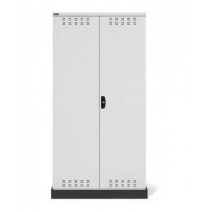 Armadio ante battente fessurate, 4 piani, 18 taniche, 1 vasca interna, 1 vasca esterna, L1048 x P600 x H2027 mm, PERFOM14023