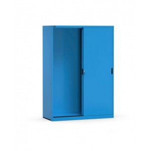 Armadio vuoto con porte scorrevoli, L1428 x P600 x H2000 mm, RAL 5012