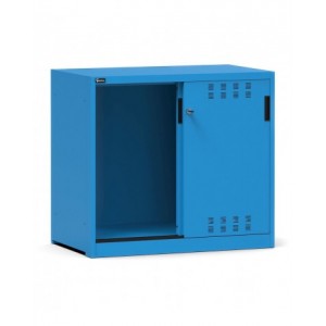 Armadio basso vuoto con porte scorrevoli fessurate, L1020 x P600 x H915 mm