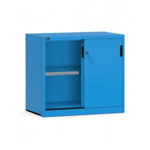 Armadietto metallico con porte scorrevoli e ripiani, L1020 x P600 x H915 mm, PERFOM20003