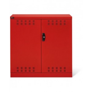 Armadio con ante a battente fessurate L1023 x P555 x H1000 mm