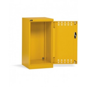 Armadio con ante a battente fessurate, L512 x P555 x H1000 mm