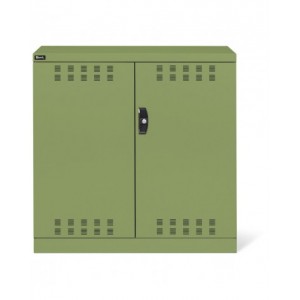 Armadio con ante a battente fessurate L1023 x P555 x H1000 mm