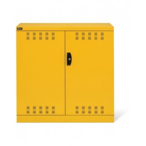 Armadio con ante a battente fessurate L1023 x P555 x H1000 mm