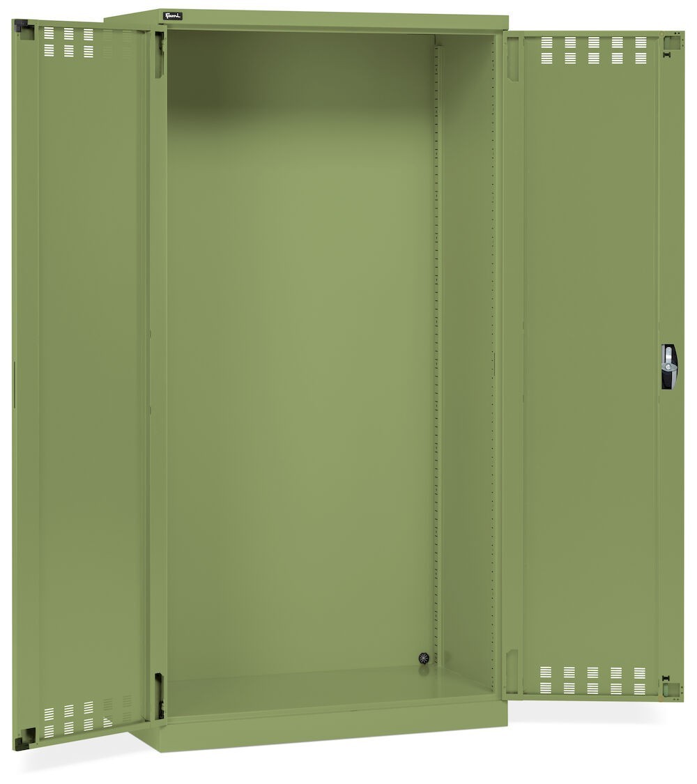 Armadio per fitofarmaci vuoti con ante battente fessurate, L1023 x P555 x H2000 mm