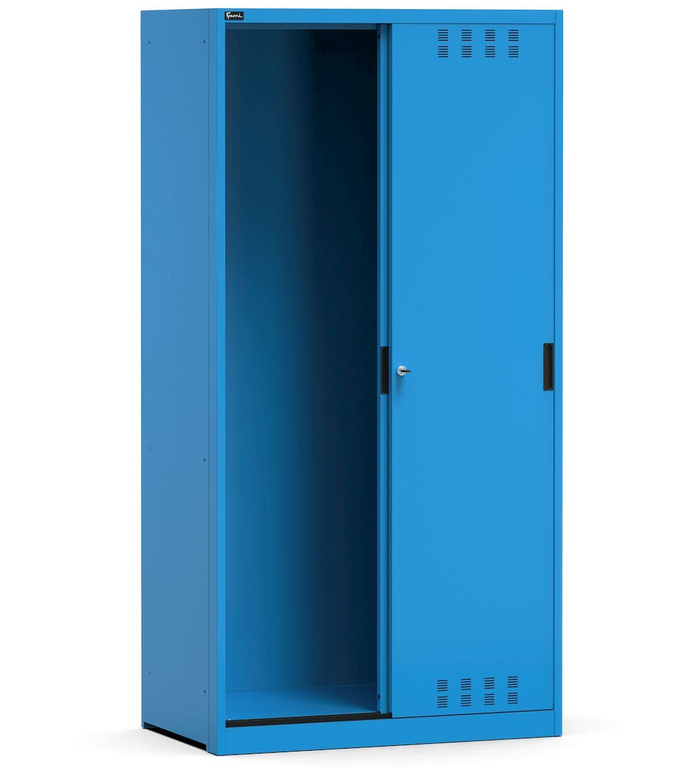 Armadio vuoto con porte scorrevoli fessurate, L1020 x P600 x H2000 mm