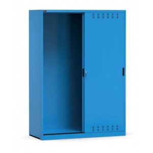 Armadio vuoto con porte scorrevoli fessurate, L1428 x P600 x H2000 mm