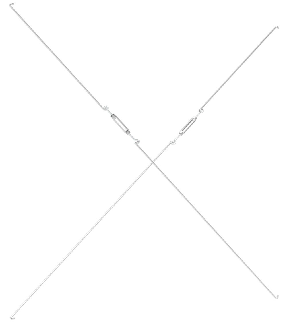 Crociera di irrigidimento, L15 x P10 x H1290/1340 mm