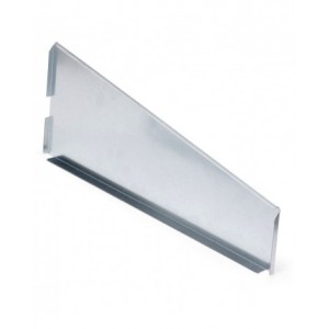 Coppia divisori trapezoidali zincati aggiuntivi, L16 x P593 x H187 mm