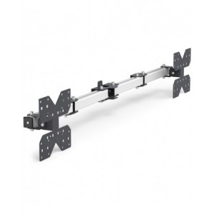 Braccio doppio monitor, L1474 x P143 x H225