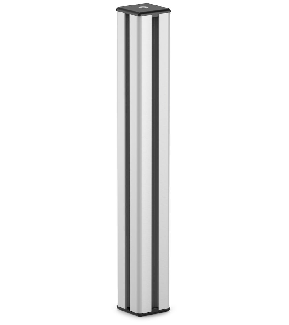 Profilo in alluminio per supporto monitor Ergo Work, L40 x P40 x H308 mm