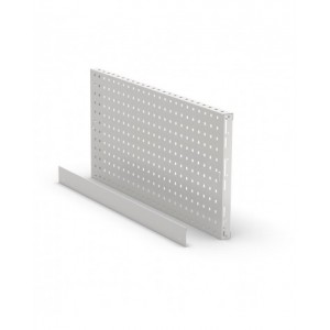 Mensola pannello portautensili con bordo, 953x456mm