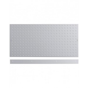 Mensola pannello portautensili con bordo, 953x456mm