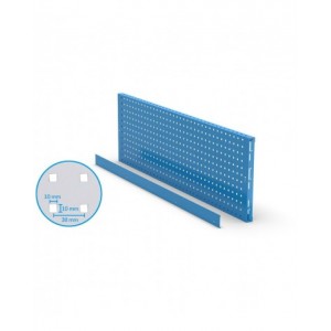 Mensola pannello portautensili con bordo, 1440x456 mm