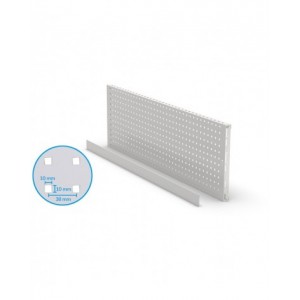 Mensola pannello portautensili con bordo, 1440x456 mm