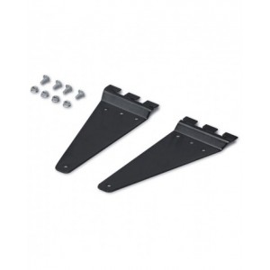 Coppia supporti per pannello forato/mensola