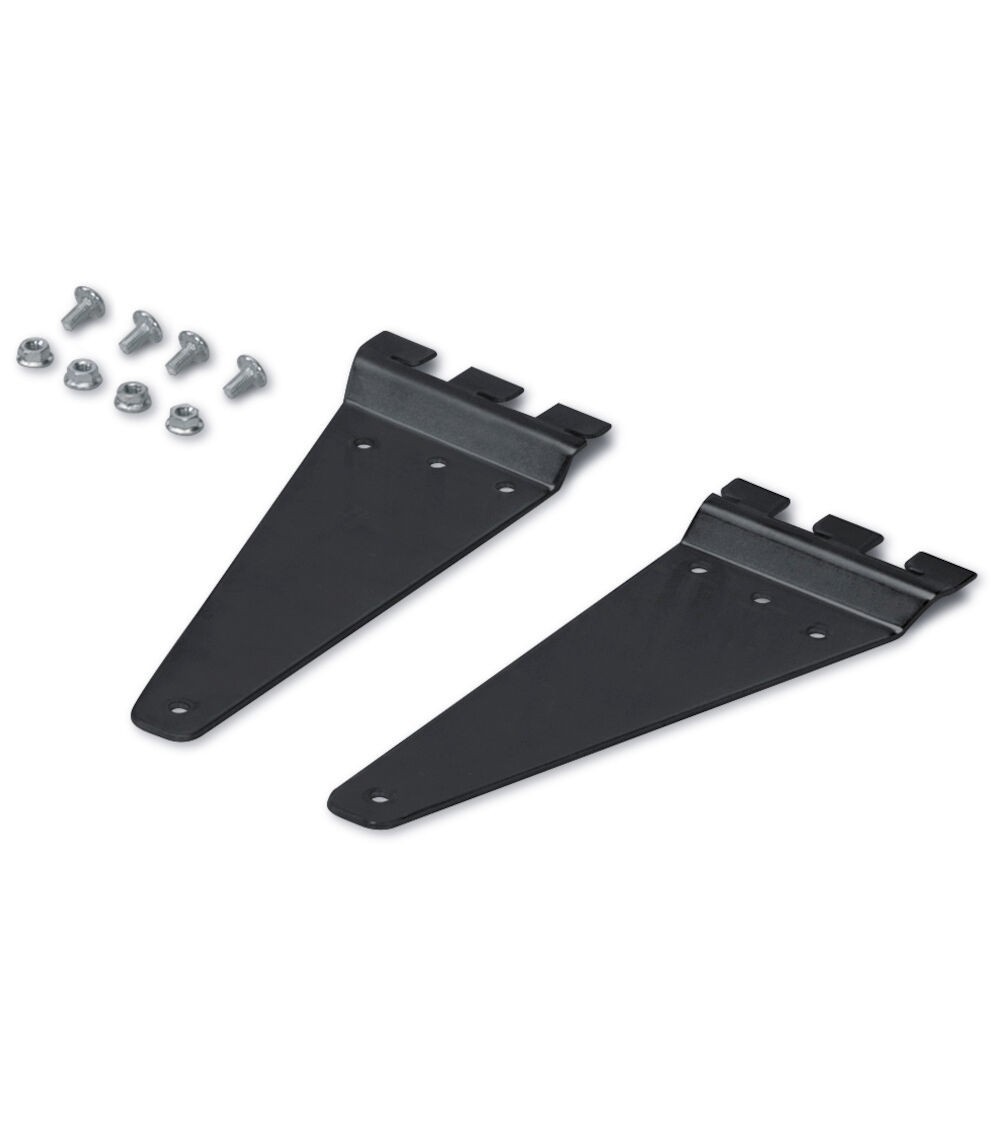 Coppia supporti per pannello forato/mensola