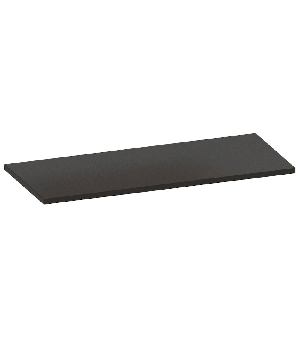 Top in acciaio gommato per armadio da officina, L1428 x P600x H32 mm