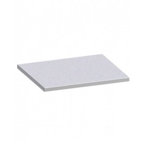 Satin Stainless Steel shelf, W714 x D600 x H31 mm