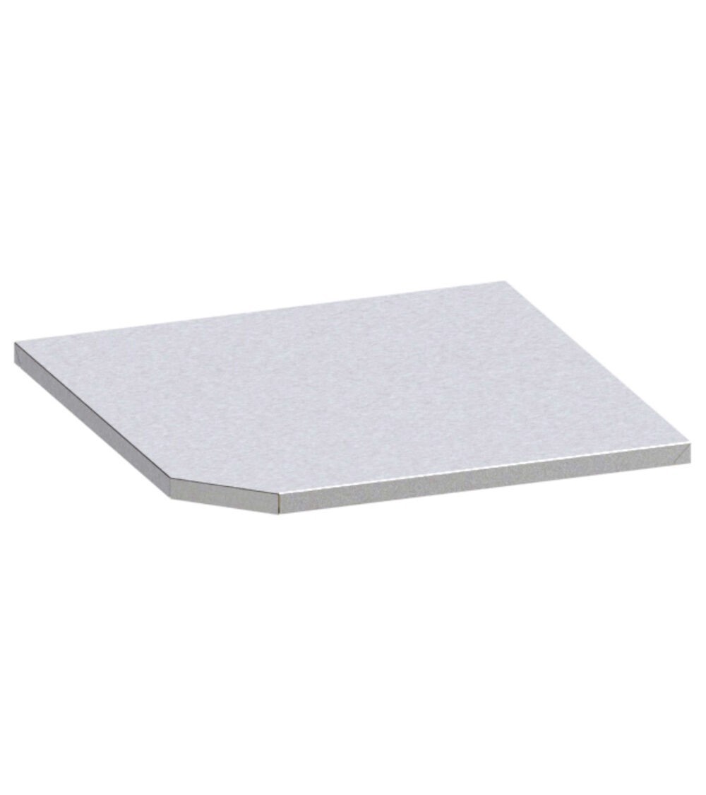 Top Gear Garage per angolo in acciaio inox satinato