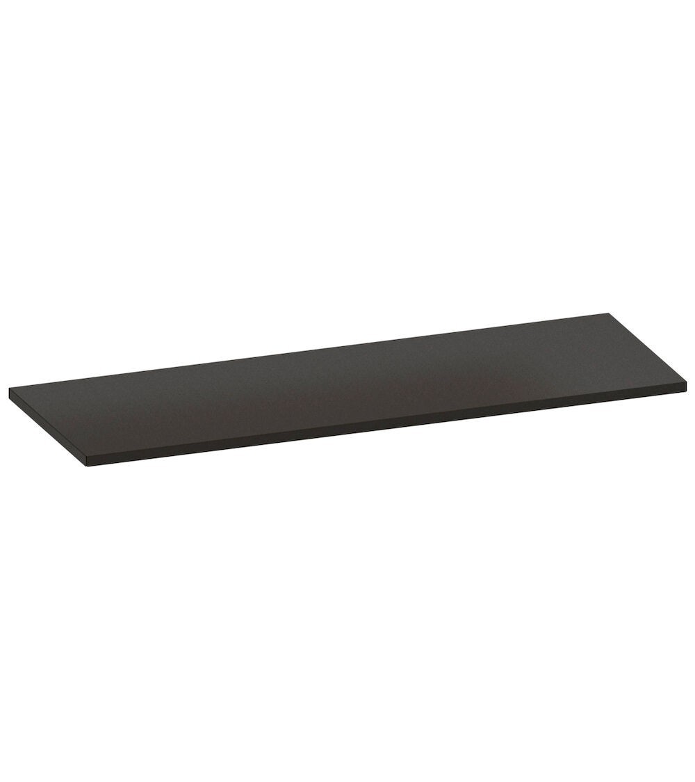 Rubberised steel shelf, W1734 x D600 x H32 mm
