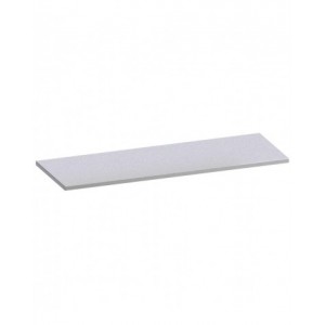 Plateau en acier inox satiné, L1734 x P600 x H31 mm